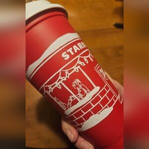 Starbucks Holiday Festive Tumbler Nov 2025